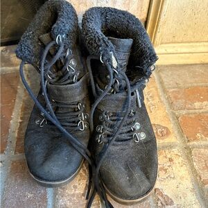 Rocket Dog Black Lace Boots